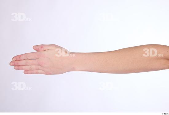 Hand Woman White Slim Studio photo references