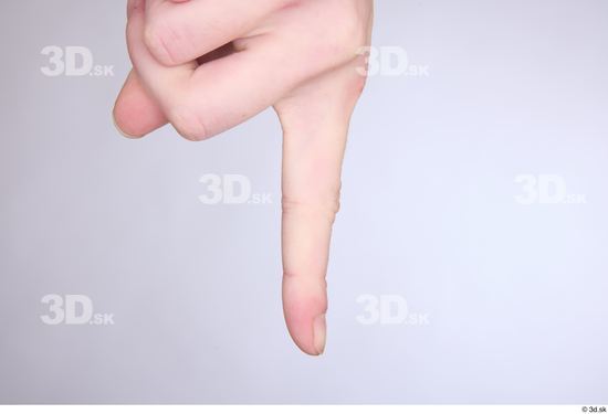 Fingers Woman White Slim Studio photo references