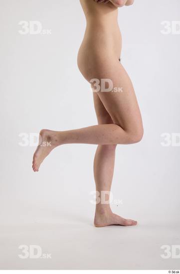 Leg Woman White Nude Slim Studio photo references