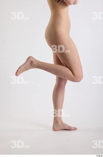 Leg Woman White Nude Slim Studio photo references