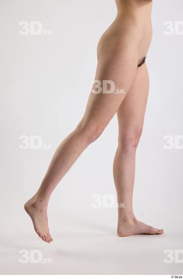 Leg Woman White Nude Slim Studio photo references