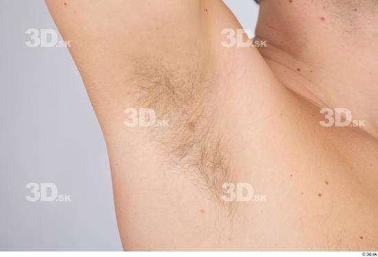 Underarm Man White Hairy Nude Average Studio photo references