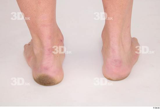 Foot Man White Nude Average Studio photo references