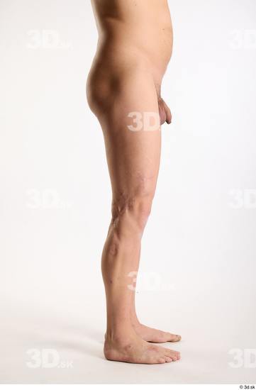 Leg Man White Nude Average Studio photo references