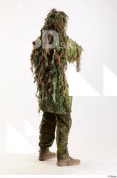 Andrew Elliott in Ghillie Aiming Gun aiming gun standing whole…