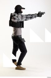 Andrew Elliott Contractor Shooting from Pistol shooting standing whole body…