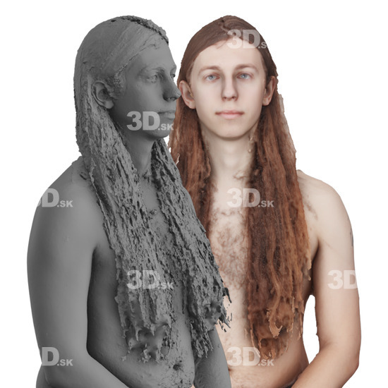 Head Man White 3D Groom Raw