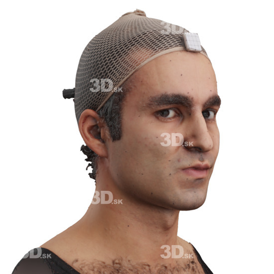 Head Man 3D Phonemes And Emotions Arab