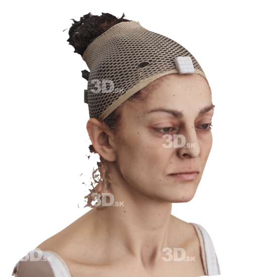 Head Woman 3D Phonemes And Emotions Arab