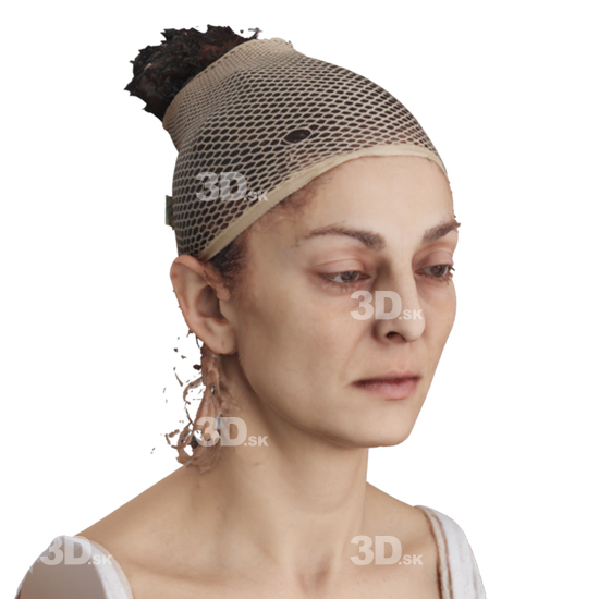 Head Woman 3D Phonemes And Emotions Arab