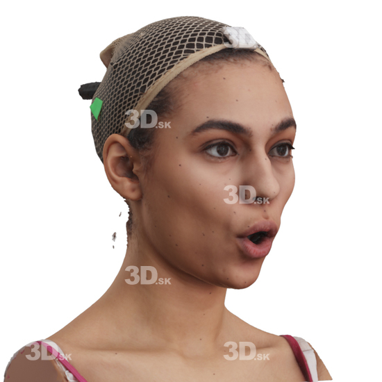 Woman 3D Phonemes And Emotions Arab