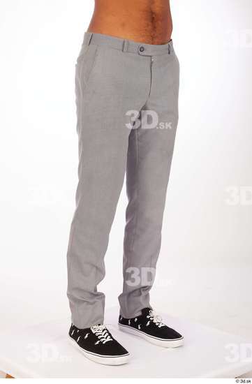 Leg Man Black Casual Trousers Athletic Studio photo references