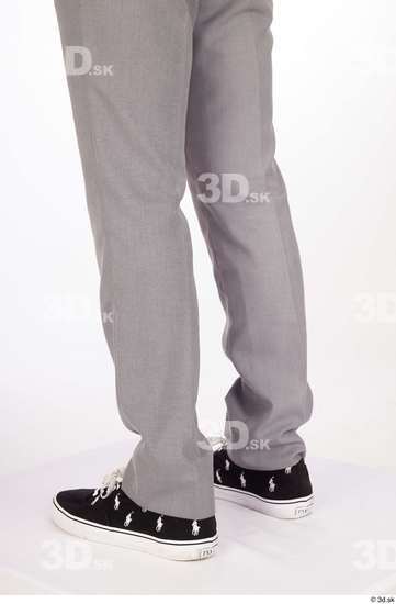 Leg Man Black Casual Trousers Athletic Studio photo references