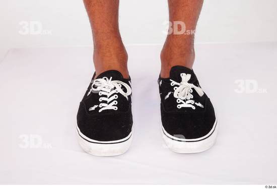 Foot Man Black Casual Athletic Studio photo references