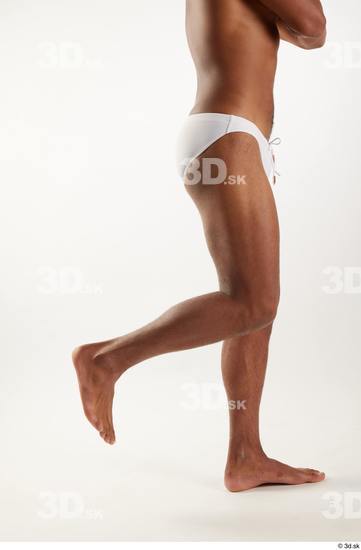 Leg Man Black Swimsuit Athletic Studio photo references