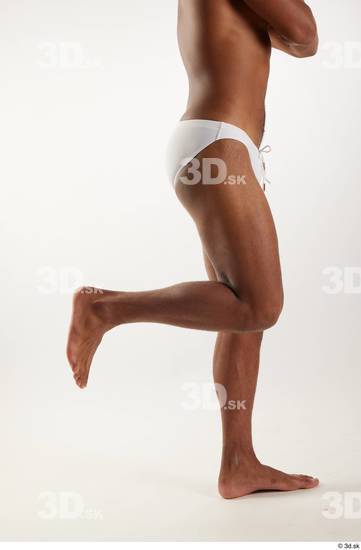 Leg Man Black Swimsuit Athletic Studio photo references