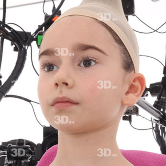 Retopologized 3D Head scan of Doroteya main source