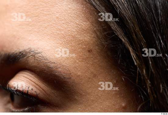 Face Woman Slim Face Skin Textures Hispanic