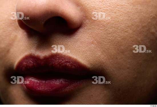 Face Woman Slim Face Skin Textures Hispanic