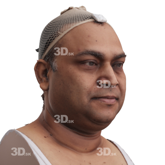 Head Man Chubby 3D Phonemes And Emotions Indian