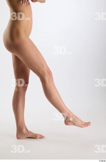 Leg Woman White Nude Slim Studio photo references