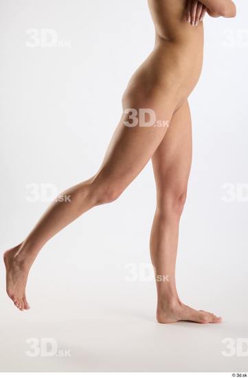 Leg Woman White Nude Slim Studio photo references