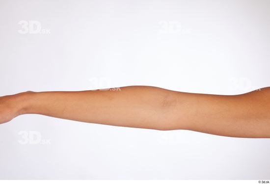 Forearm Woman White Slim Studio photo references