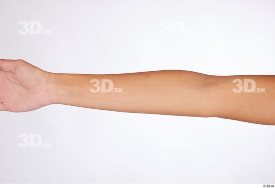 Forearm Woman White Slim Studio photo references