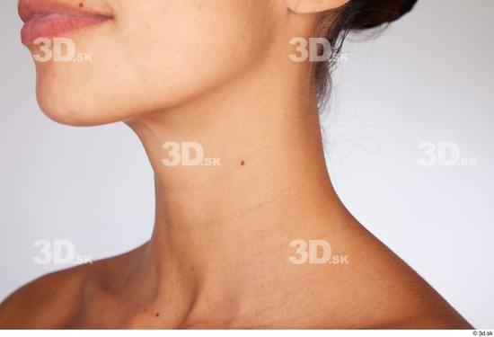 Neck Woman White Nude Slim Studio photo references