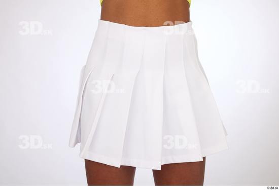 Hips Woman White Black Casual Skirt Slim Studio photo references