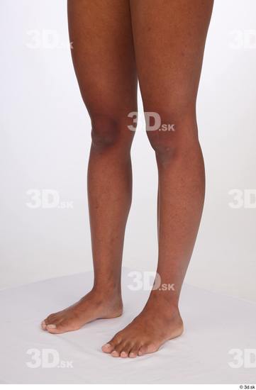 Calf Woman White Black Nude Slim Studio photo references