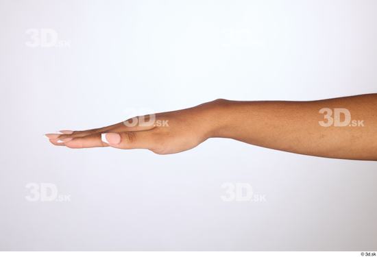 Hand Woman White Black Slim Studio photo references