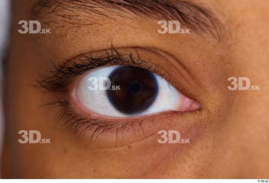 Eye Woman White Black Slim Studio photo references