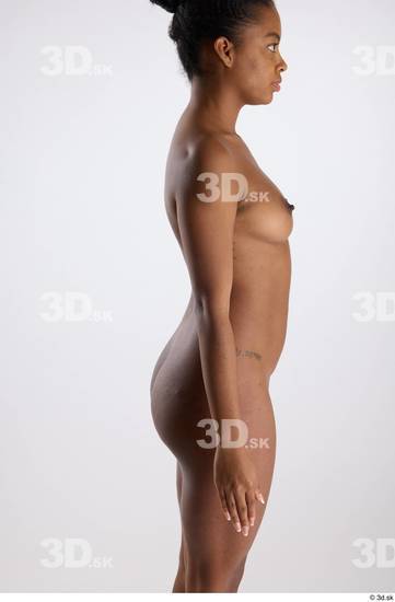 Arm Woman Black Nude Slim Studio photo references