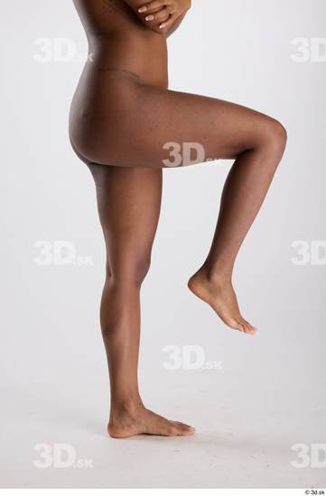 Leg Woman Black Nude Slim Studio photo references