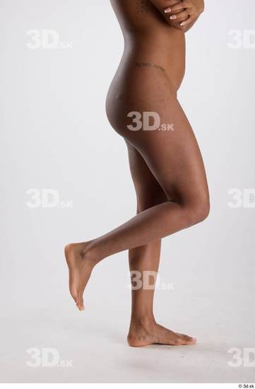 Leg Woman Black Nude Slim Studio photo references