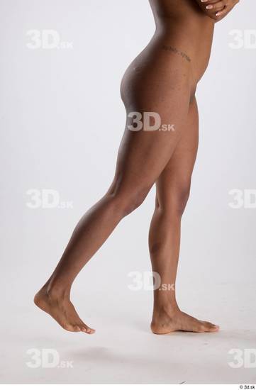 Leg Woman Black Nude Slim Studio photo references