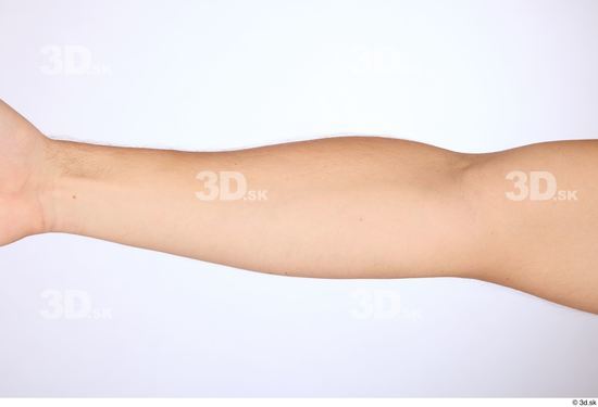 Forearm Man White Slim Studio photo references