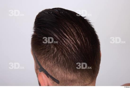 Hair Man White Slim Studio photo references