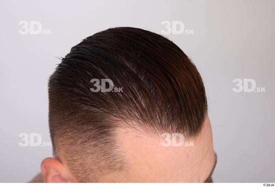 Hair Man White Slim Studio photo references