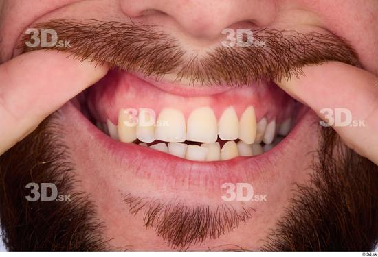 Teeth Man White Slim Studio photo references