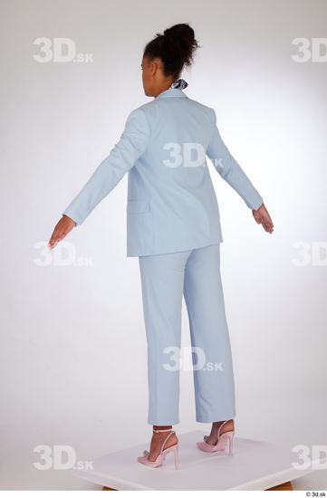 Whole Body Woman Black Formal Average Standing Studio photo references