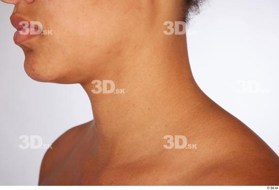 Neck Woman Black Average Studio photo references