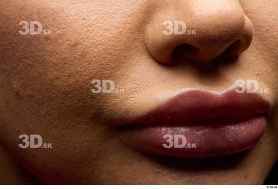 Face Woman White Slim Face Skin Textures