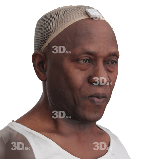 Head Man Black 3D Phonemes And Emotions