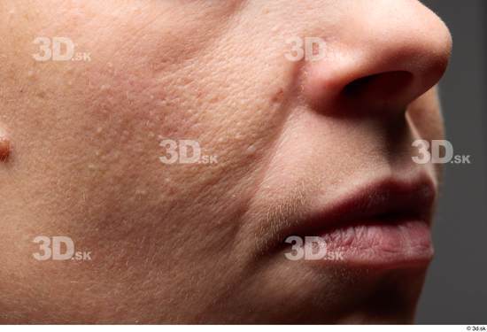 Face Woman White Slim Face Skin Textures