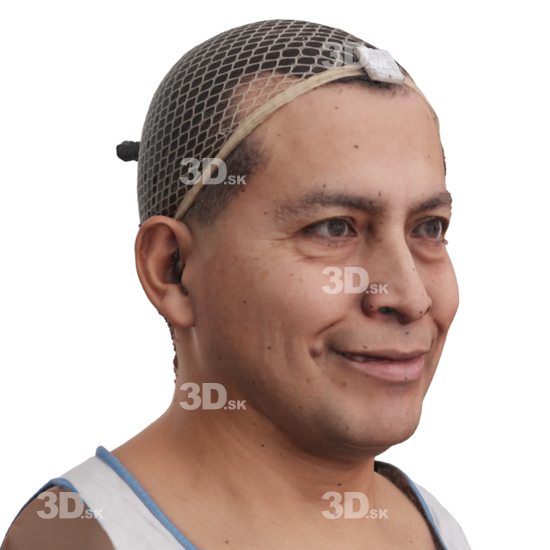 Head Man 3D Phonemes And Emotions Hispanic