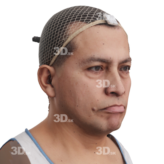 Head Man 3D Phonemes And Emotions Hispanic