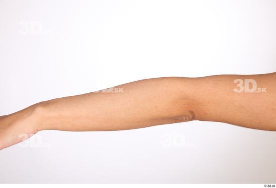 Forearm Woman Slim Studio photo references