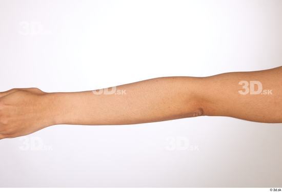 Forearm Woman Slim Studio photo references